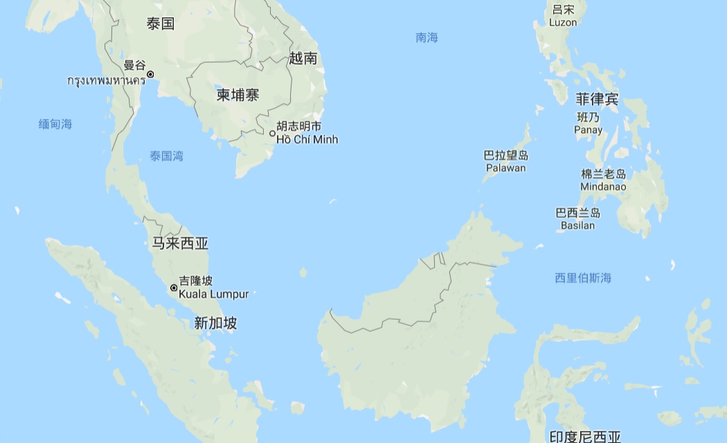 马来西亚地理图