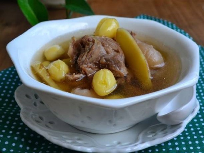 白果炖鸭桂林亲子游美食