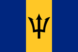 巴巴多斯国旗 巴巴多斯亲子游学地理知识旗帜学