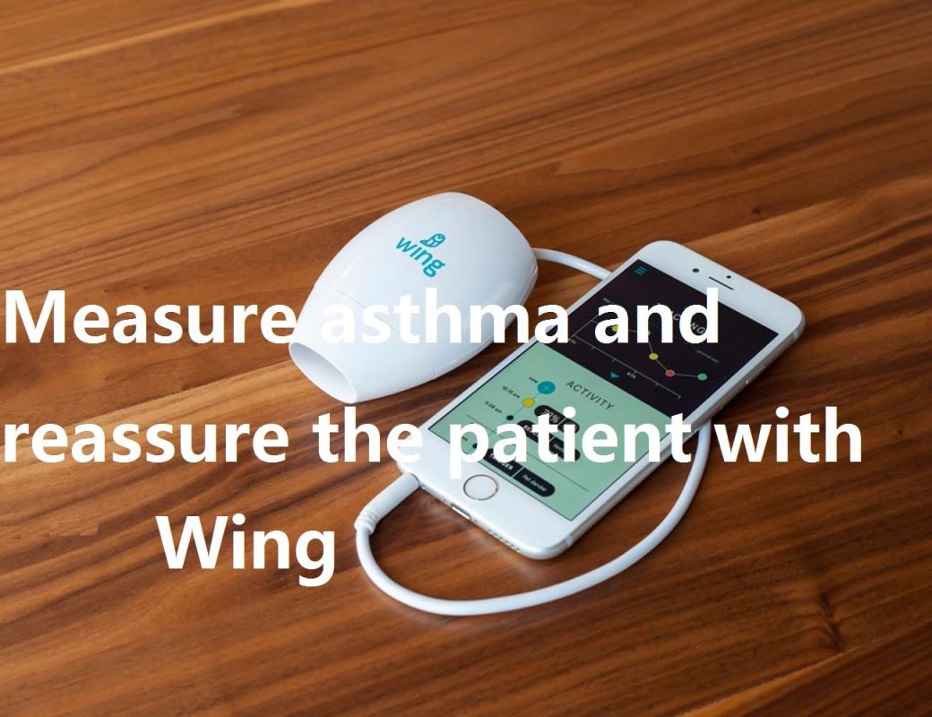 measure asthma and reassure the patient with smart health device Wing
