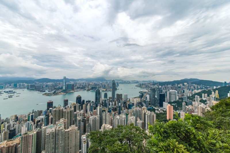 香港的城市全景香港亲子游学