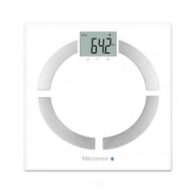 Digital body analysis scales for measuring many fitness factors. Incl. Calorie requirement analysis, app and up to 8 user profiles.