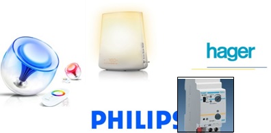Examples of playful lighting products Living Color lamp from Philips smart health home